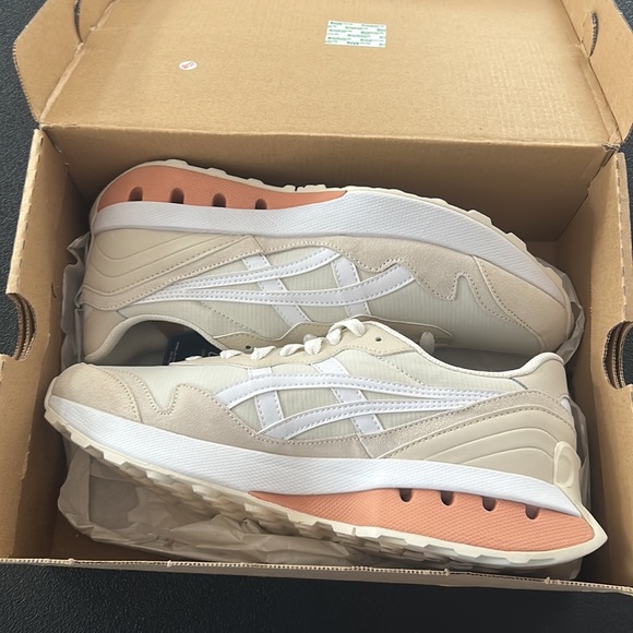 ASICS Jogger X81 Woman’s US 9.5/EU 41.5 Cream/White - Picture 7 of 8